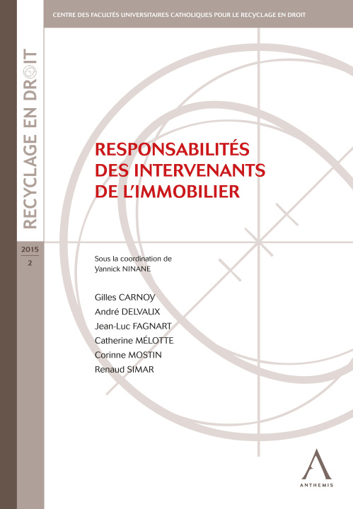 Boek responsabilités des intervenants de l'immobilier collegium