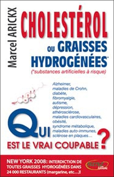 Knjiga Cholestérol ou graisses hydrogénées Arickx