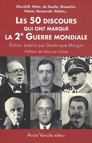 Kniha Les 50 Discours Qui Ont Marque La 2E Guerre Mondiale Mongin