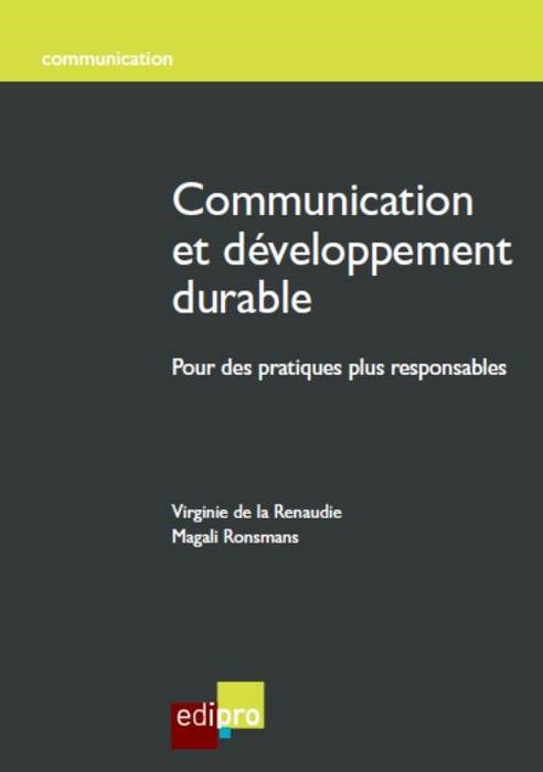 Knjiga communication et développement durable De la renaudie
