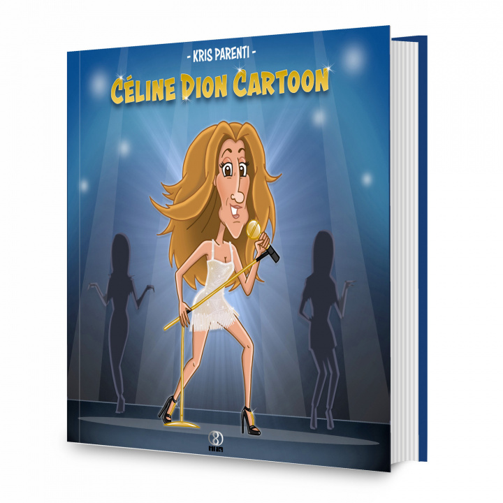 Carte Céline Dion Cartoon - Bilingue : Anglais/Français Parenti