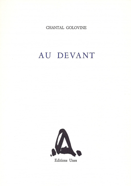 Knjiga Au devant Chantal Golovine