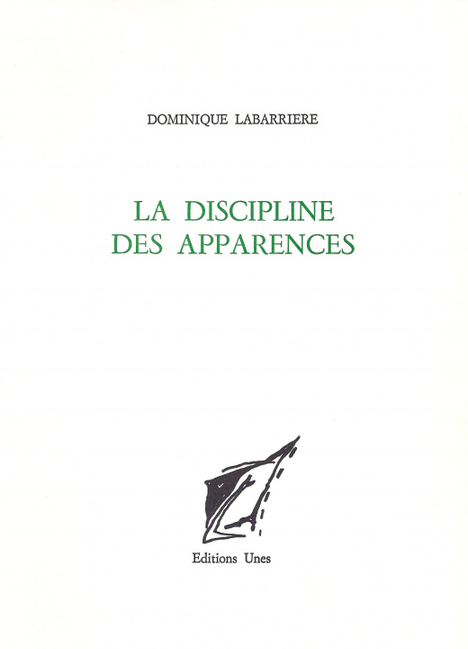 Boek Discipline des apparences Dominique Labarriere