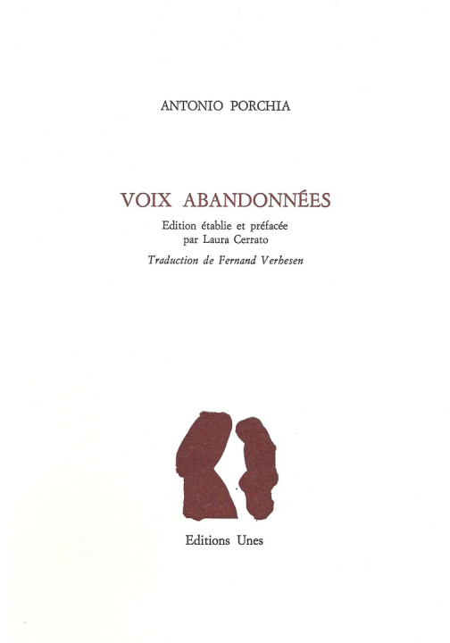 Könyv Voix abandonnées Antonio Porchia