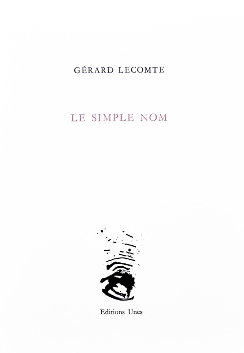 Knjiga Simple nom Gérard Lecomte
