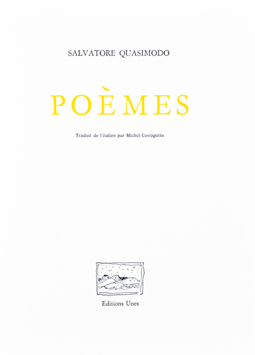 Buch Poèmes Salvatore Quasimodo