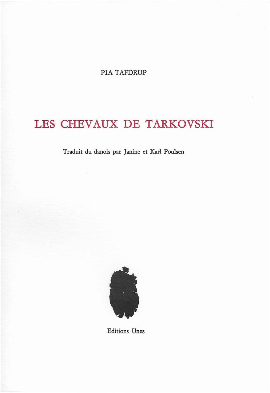 Kniha Les Chevaux de Tarkovski Pia Tafdrup
