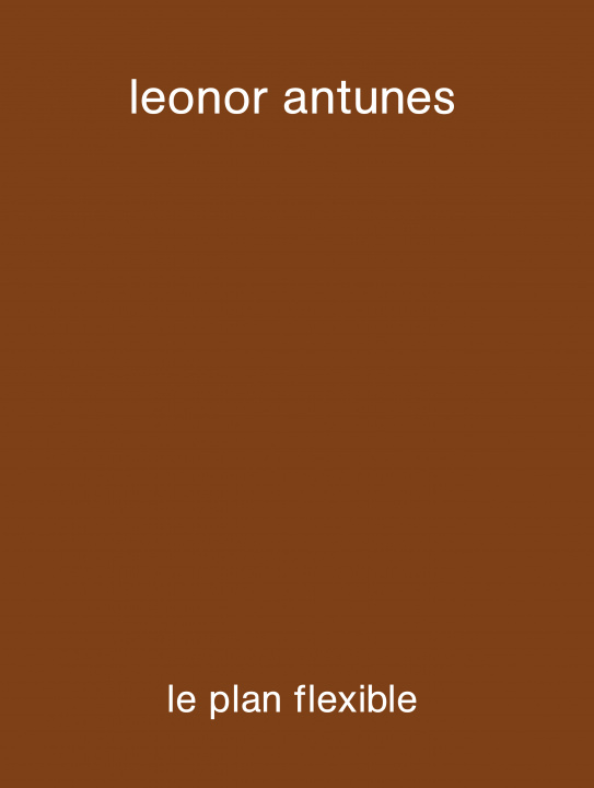 Knjiga Le plan flexible Antunes