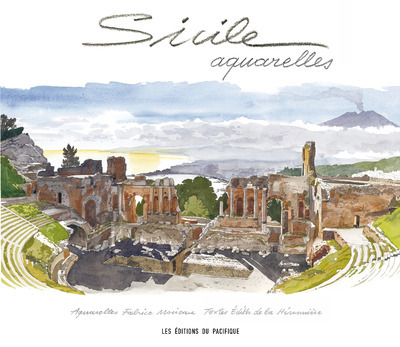 Kniha Sicile aquarelles Fabrice Moireau