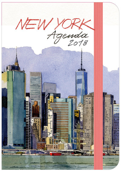 Kniha New York agenda 2018 Fabrice Moireau