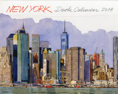 Kniha New York - Desk calendar 2018 Fabrice Moireau