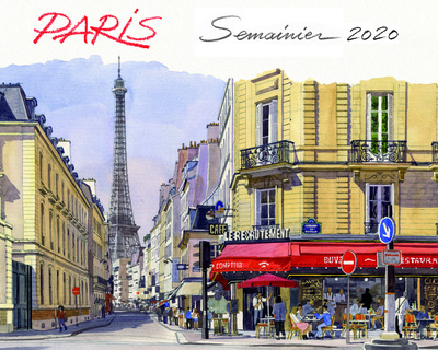 Boek Semainier Paris 2020 Fabrice Moireau