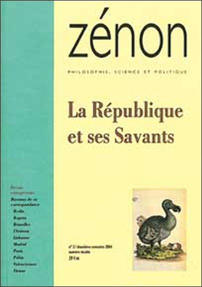 Könyv République et ses savants - Zénon Tome 2 collegium