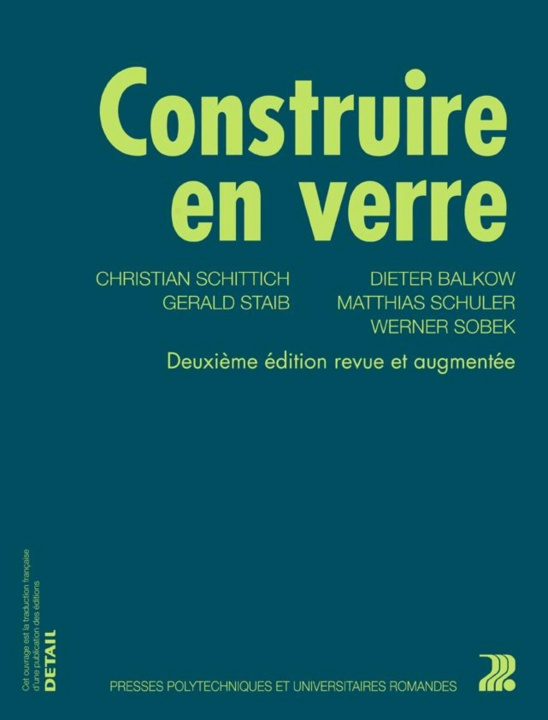 Книга Construire en verre Balkow
