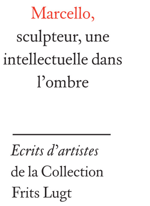 Libro Marcello, sculpteur, une intellectuelle dans l'ombre Christiane Dotal