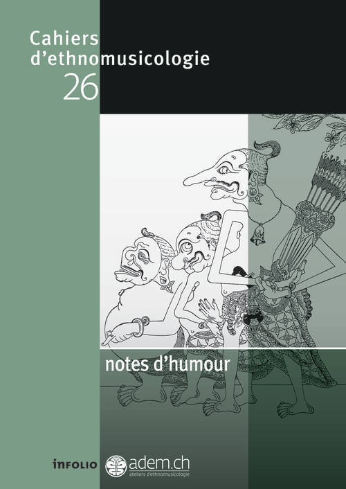 Knjiga Cahiers d'ethnomusicologie N26 Notes d'humour Ateliers d'ethnomusicologie