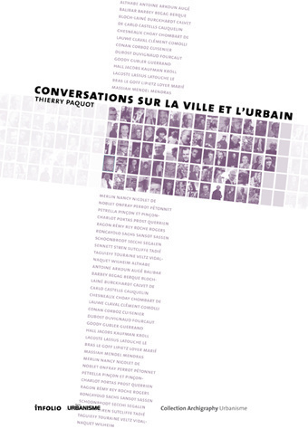 Carte Conversations sur la ville et l'urbain Thierry Paquot
