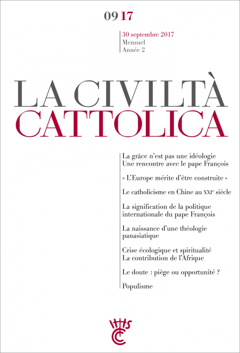 Libro Civilta cattolica septembre 2017 Spadaro