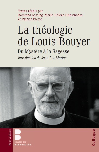 Könyv La théologie de Louis Bouyer Collège des Bernardins