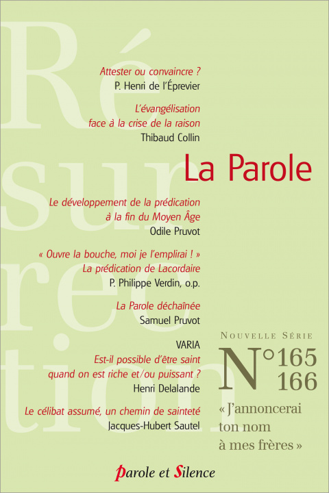 Libro Résurrection 165-166 Résurrection