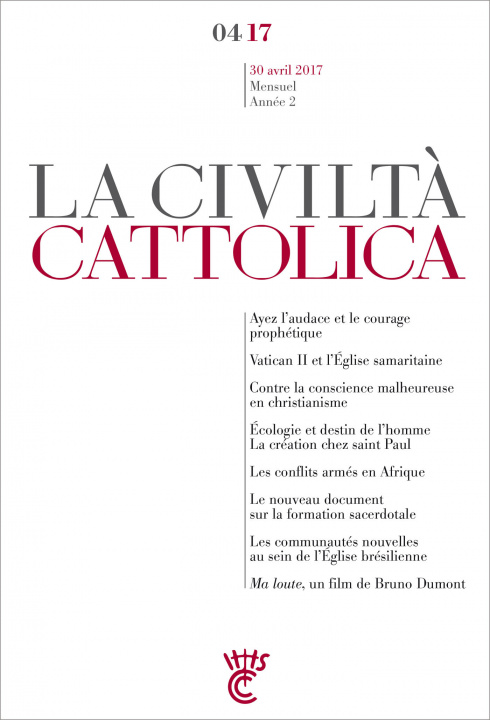 Boek Civilta cattolica avril 2017 Spadaro