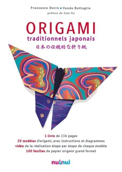 Kniha Origami traditionnels japonais Francesco Decio