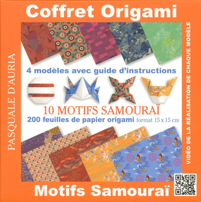 Kniha Coffret origami 10 motifs samouraï Pasquale d' Auria