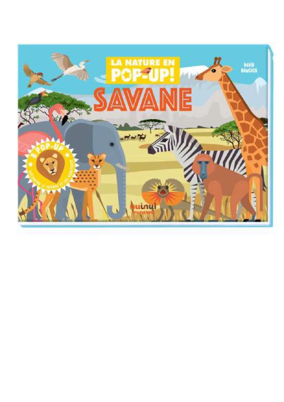 Knjiga Nature - pop-up - savane Hawcock