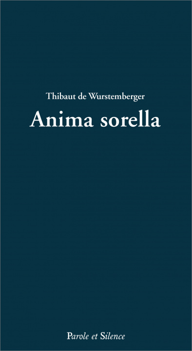 Книга Anima sorella de Wurstemberger