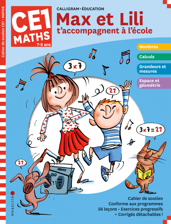 Carte Max et Lili t'accompagnent en CE1 - Maths De Saint Mars