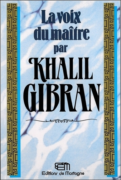 Libro La voix du maître Gibran