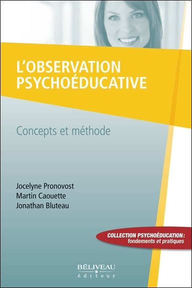 Knjiga L'observation psychoéducative - Concepts et méthode Bluteau