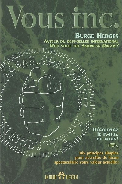 Knjiga Vous INC. - Découvrer le P.D.G en vous Burke Hedges