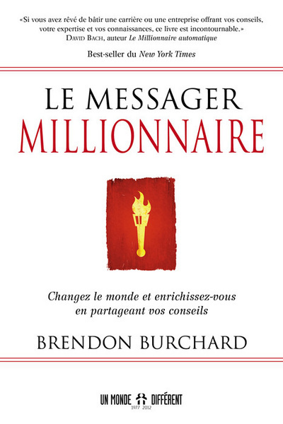 Kniha Le messager millionnaire Brendon Burchard