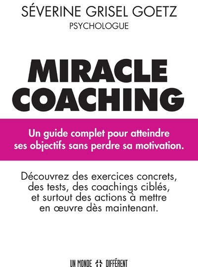 Kniha Miracle coaching Séverine Goetz Grissel