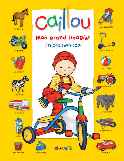 Knjiga Caillou Mon grand imagier En promenade 