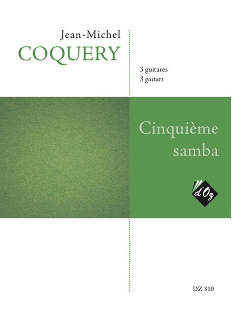 Knjiga CINQUIEME SAMBA -PARTITION+PARTIES SEPAREES JEAN-MICHEL COQUERY