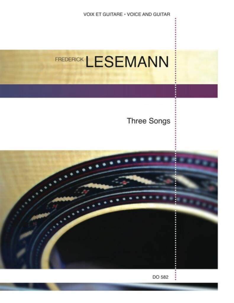 Knjiga THREE SONGS FREDERICK LESEMANN