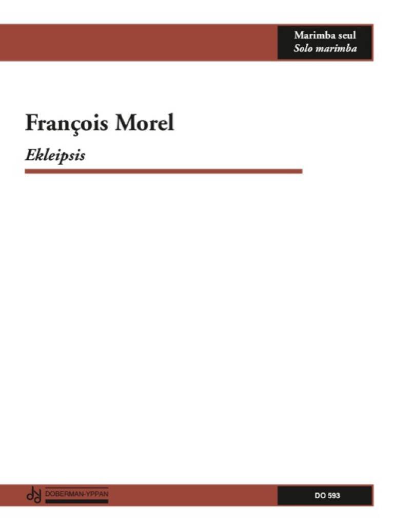 Book EKLEIPSIS MARIMBA FRANCOIS MOREL