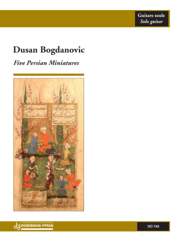 Buch FIVE PERSIAN MINIATURES GUITARE DUSAN BOGDANOVIC