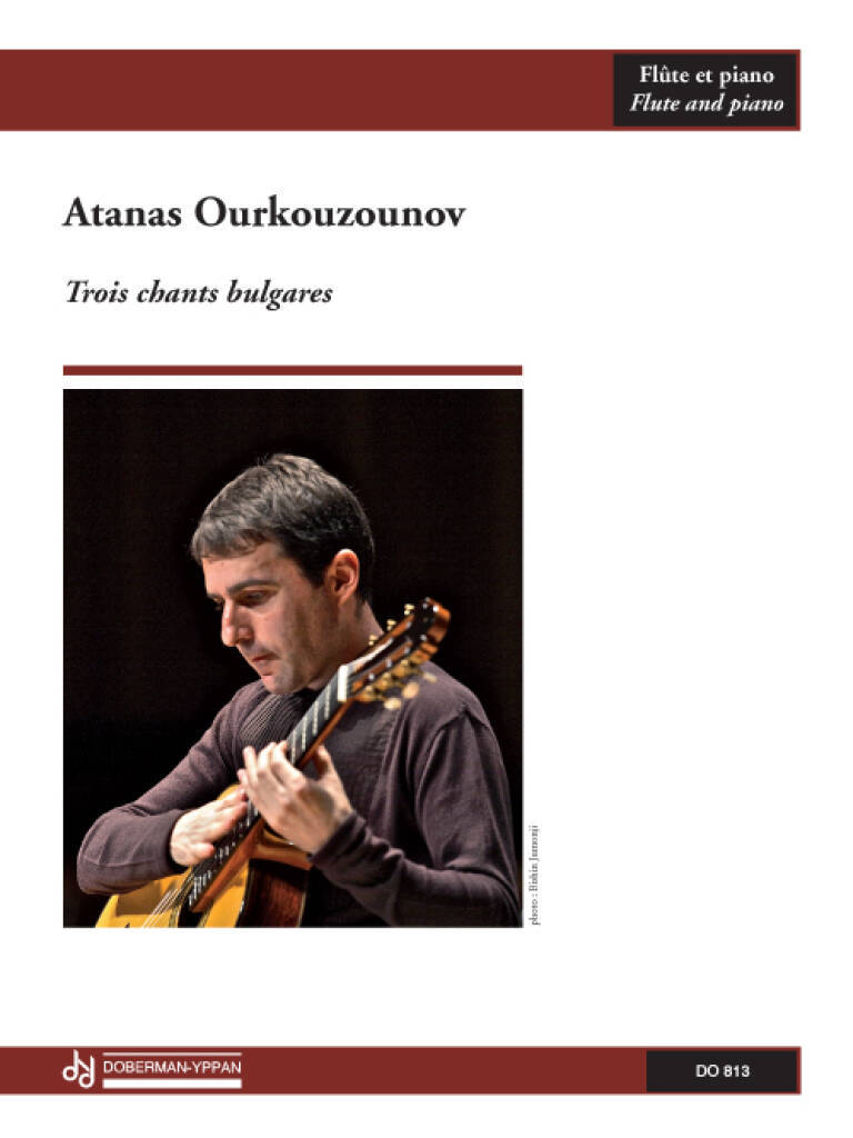 Libro TROIS CHANTS BULGARES FLUTE TRAVERSIERE ATANAS OURKOUZOUNOV