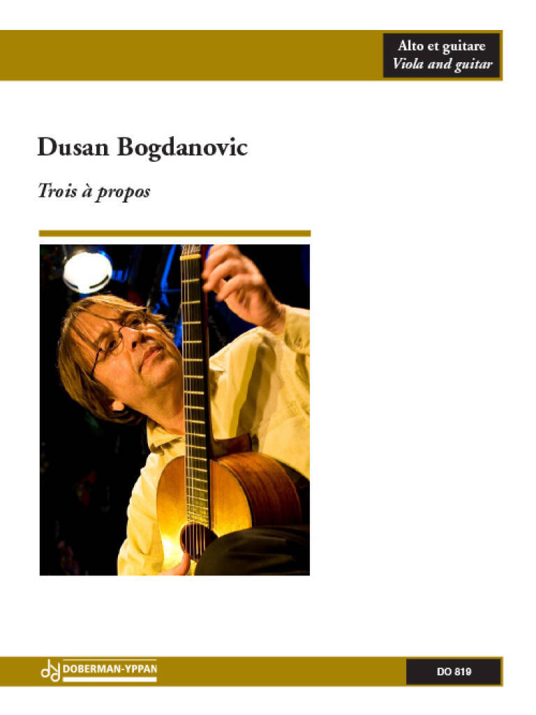 Knjiga TROIS A PROPOS DUSAN BOGDANOVIC