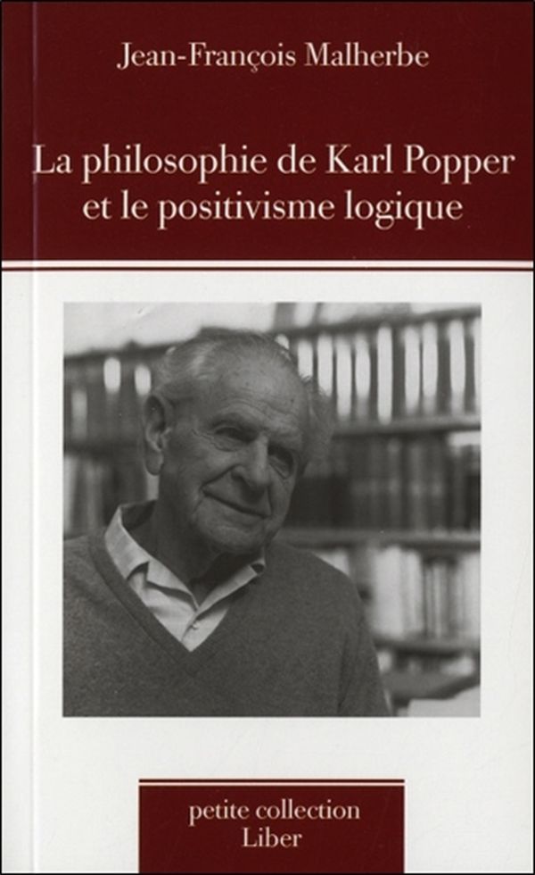 Kniha La philosophie de Karl Popper et le positivisme logique Malherbe