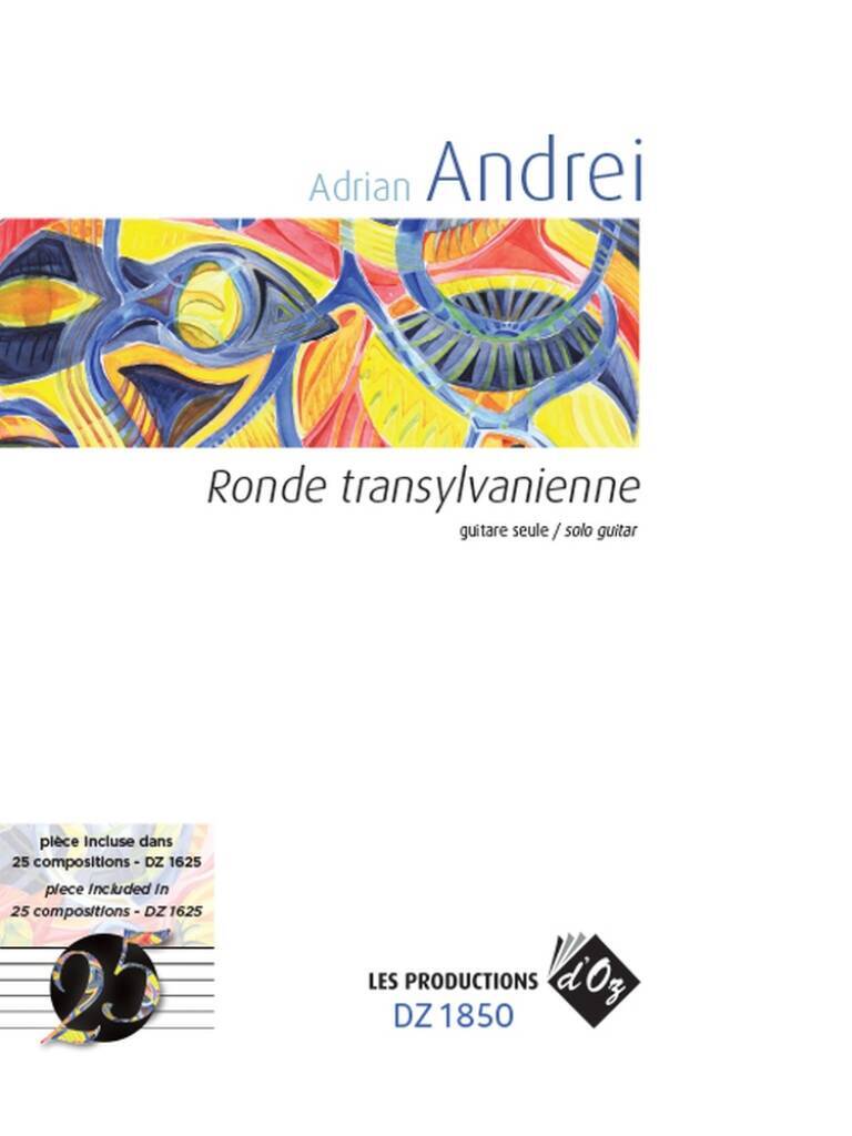Knjiga RONDE TRANSYLVANIENNE GUITARE ADRIAN ANDREI