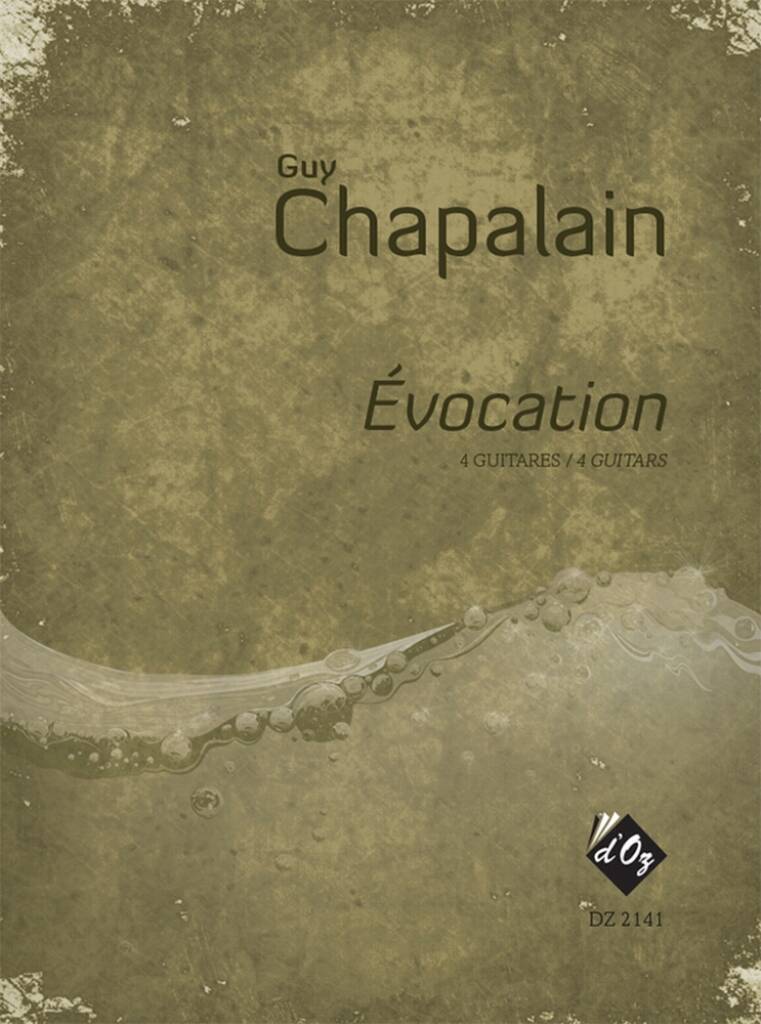 Boek EVOCATION GUITARES GUY CHAPALAIN