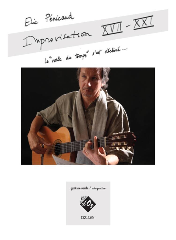 Knjiga IMPROVISATION XVII-XXI GUITARE ERIC PENICAUD
