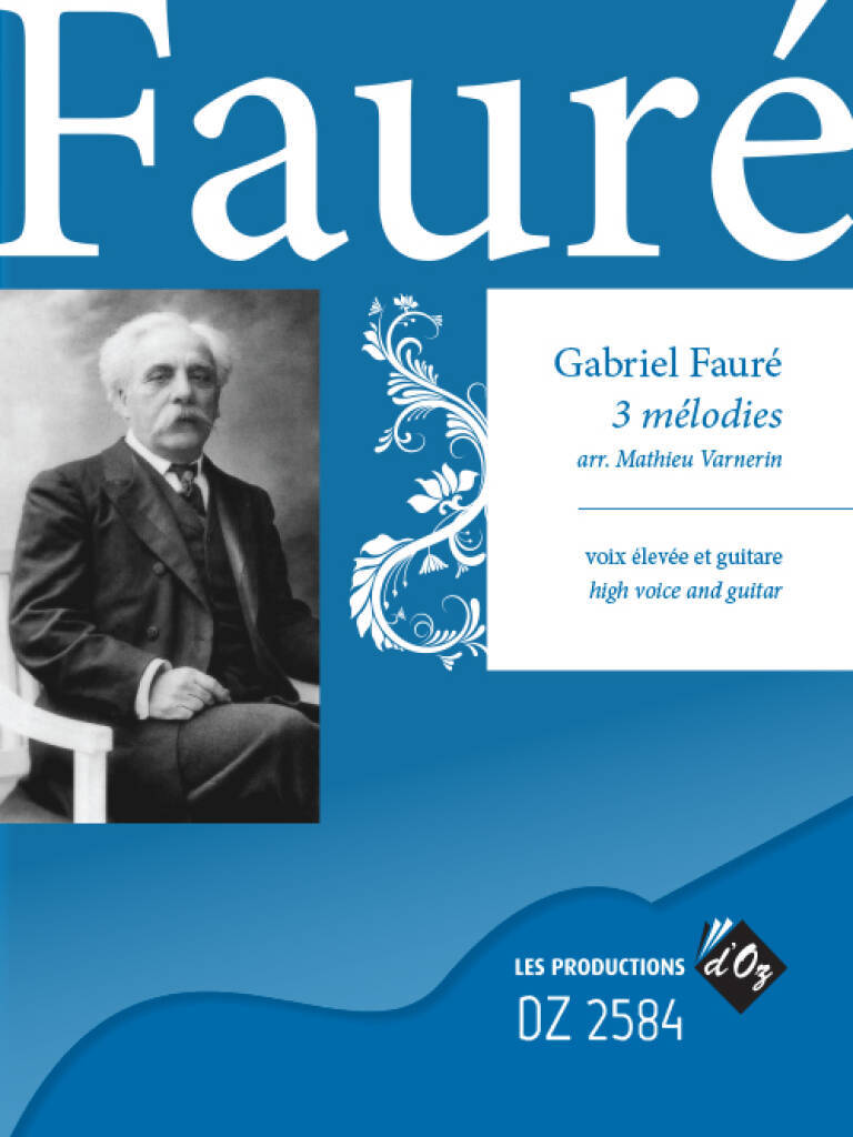 Kniha 3 MELODIES GABRIEL FAURE