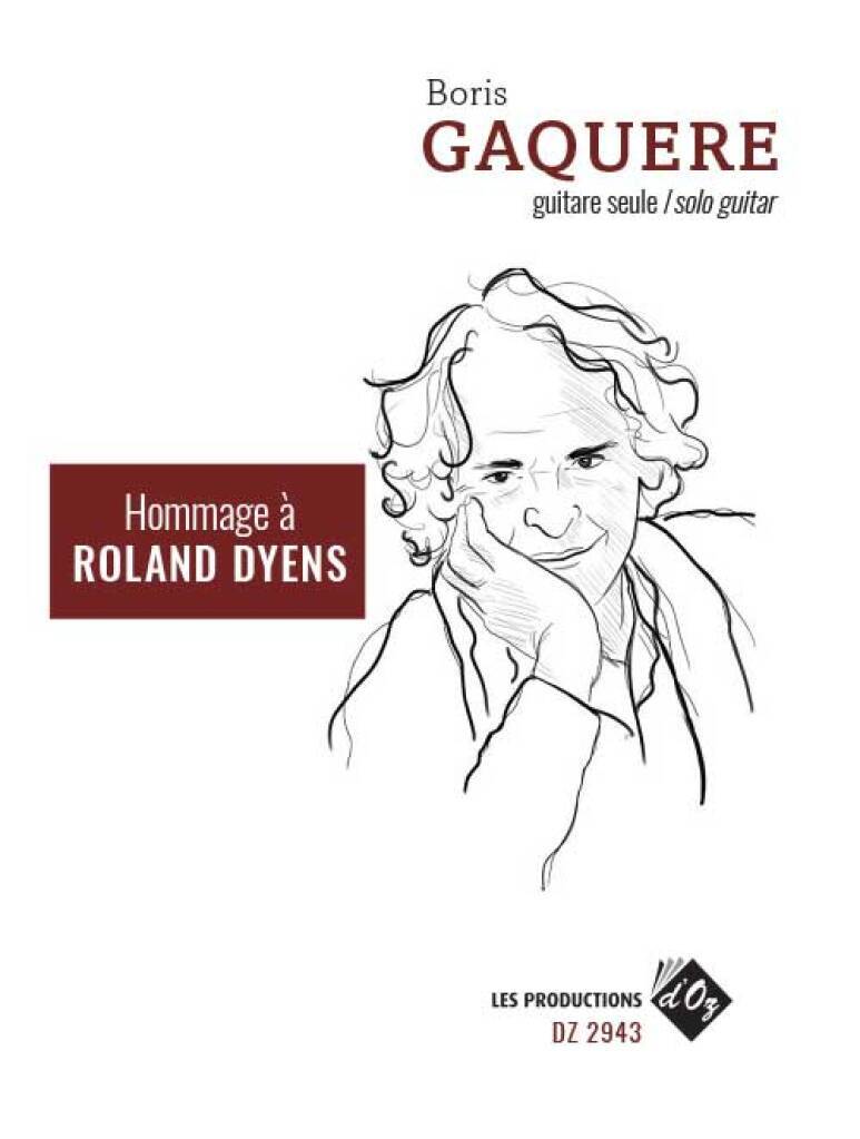 Book HOMMAGE A ROLAND DYENS BORIS GAQUERE