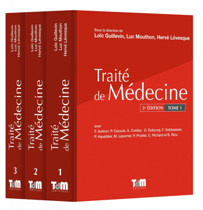 Книга Traité de Médecine, 5e édition en 3 Volumes Guillevin