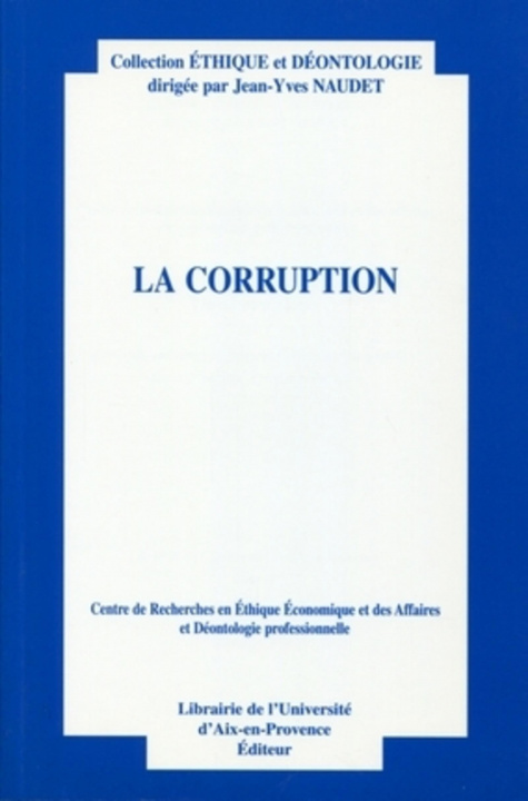Boek La corruption Naudet